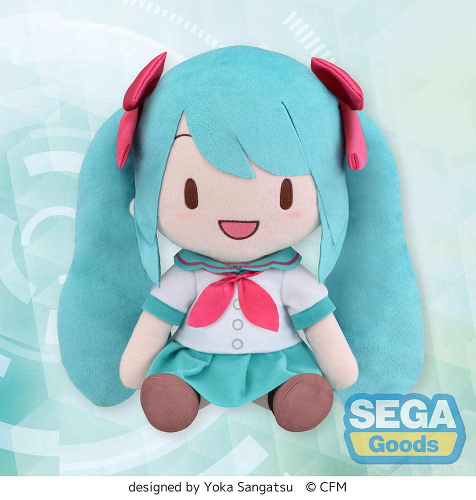 Furyu Hatsune Miku White Rabbit Kyurumaru Big Plush