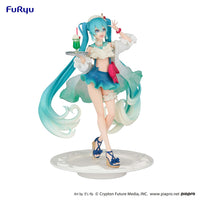 Hatsune Miku Exceed Creative Figure SweetSweets Series Melon Soda Float - FuRyu Corporation - Glacier Hobbies