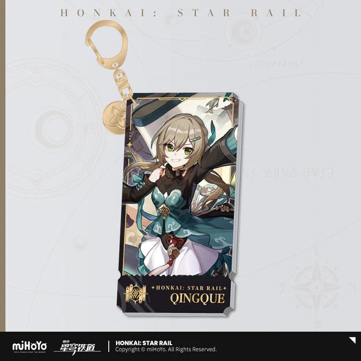 Honkai Star Rail Character Acrylic Keychains Erudition Path 6838