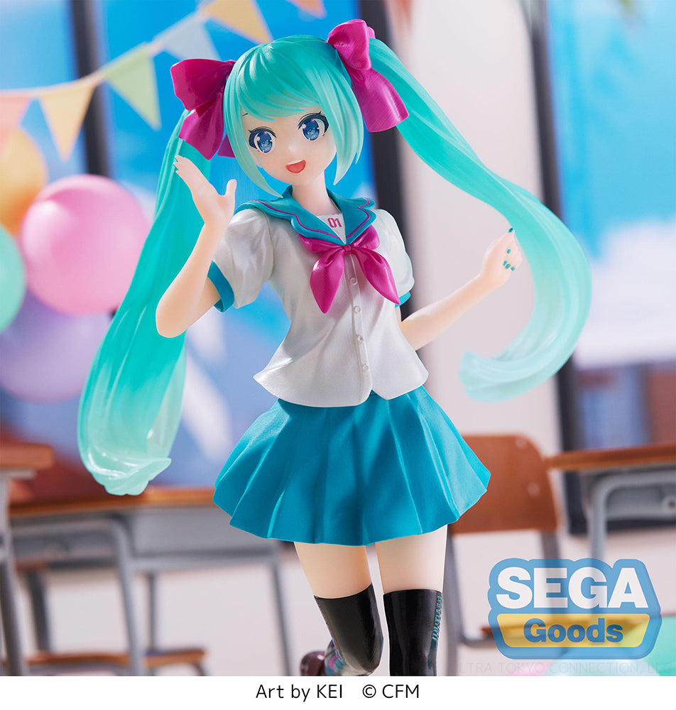 Luminasta "Hatsune Miku" Series "Hatsune Miku 16th Anniversary" KEI Ver. - Glacier Hobbies - SEGA