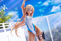 [PREORDER] Kouhai-chan of the Swimming Club Blue Line Swimsuit Ver. - 1/7 Scale Figure - Glacier Hobbies - Amakuni