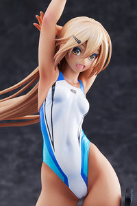 [PREORDER] Kouhai-chan of the Swimming Club Blue Line Swimsuit Ver. - 1/7 Scale Figure - Glacier Hobbies - Amakuni