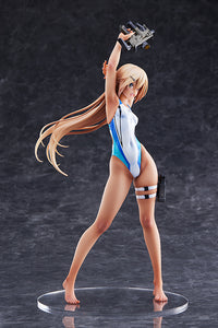 [PREORDER] Kouhai-chan of the Swimming Club Blue Line Swimsuit Ver. - 1/7 Scale Figure - Glacier Hobbies - Amakuni