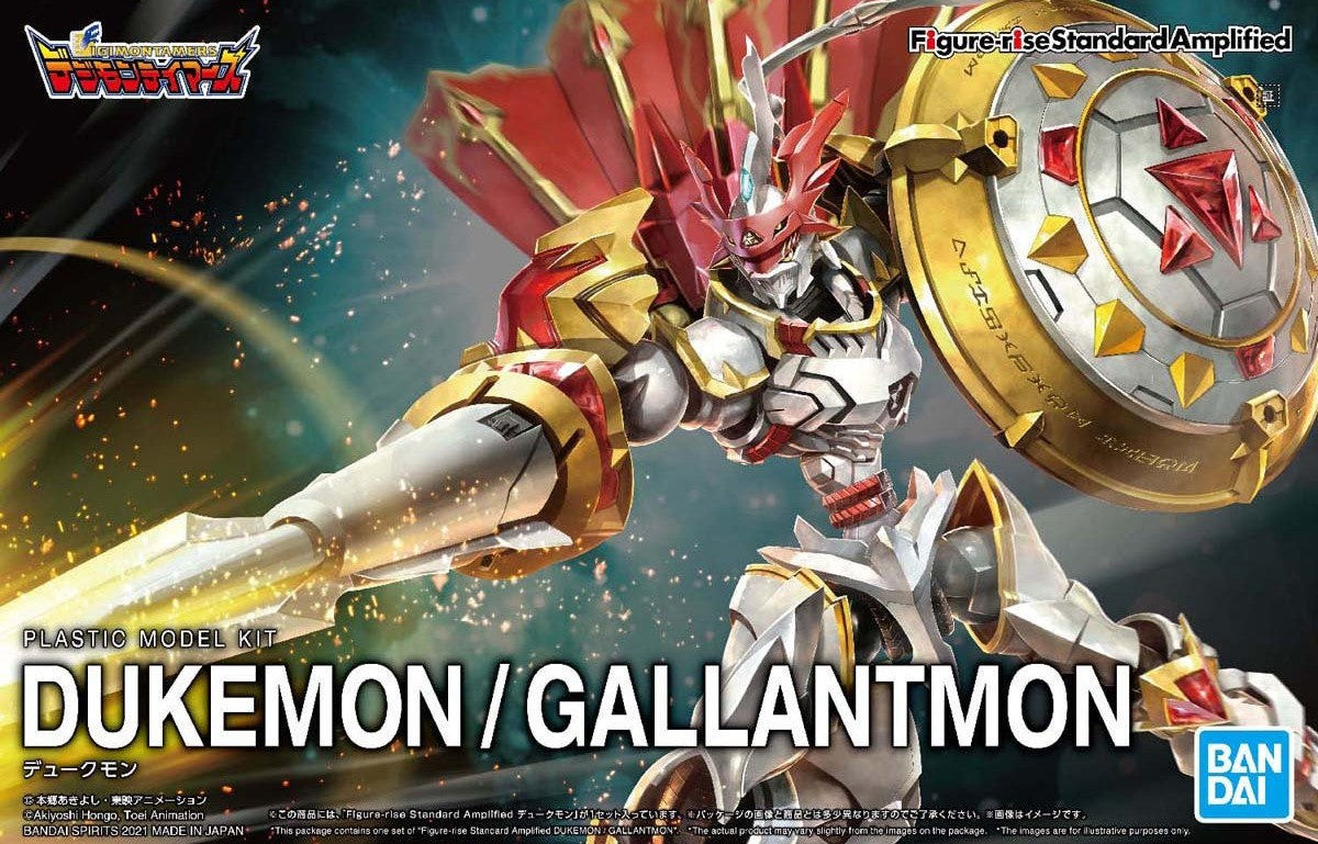 Dukemon/Gallantmon (Amplified) Figure-rise Standard - Glacier Hobbies - Bandai