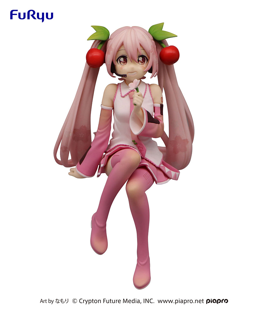 Hatsune Miku Noodle Stopper Figure-Sakura Miku 2022 - Glacier Hobbies - FURYU Corporation