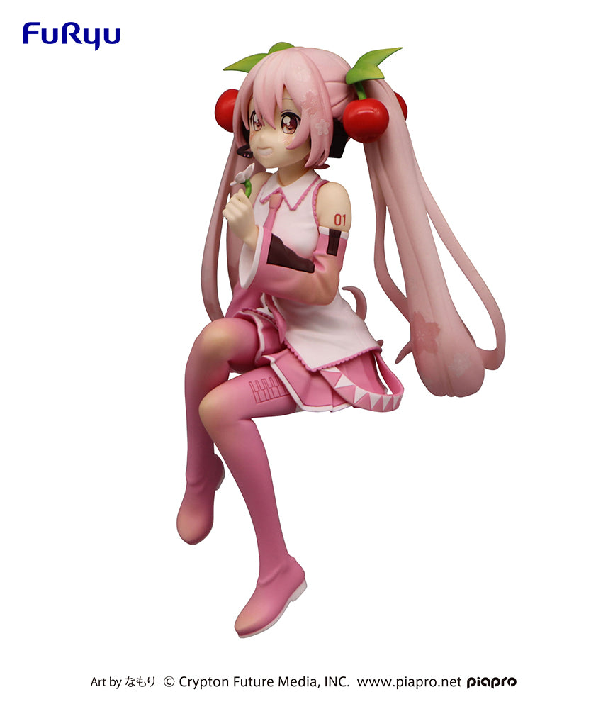 Hatsune Miku Noodle Stopper Figure-Sakura Miku 2022 - Glacier Hobbies - FURYU Corporation