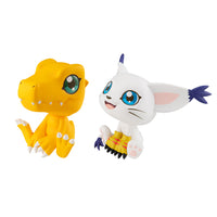 [PREORDER] Lookup Digimon Adventure Agumon & Tailmon set [with gift] Non-Scale Figure - Glacier Hobbies - Megahouse