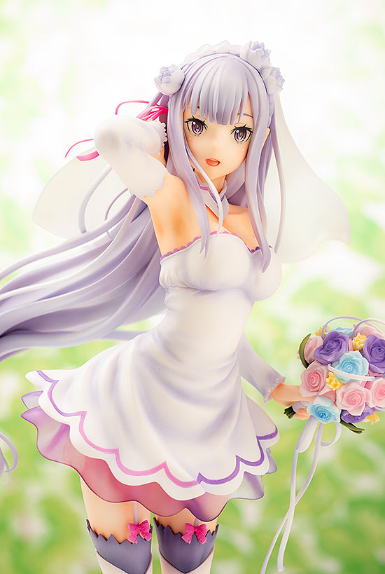 [PREORDER] Emilia: Wedding Ver.(re-run) - 1/7 Scale Figure - Glacier Hobbies - Phat! Company