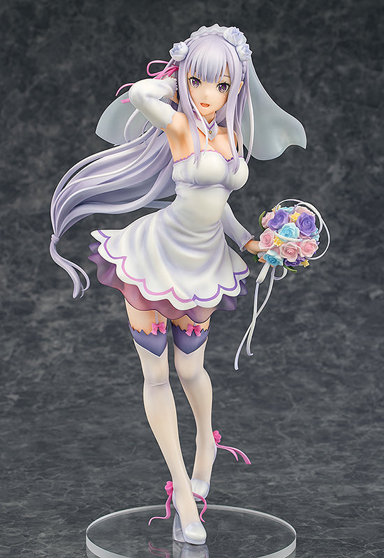 [PREORDER] Emilia: Wedding Ver.(re-run) - 1/7 Scale Figure - Glacier Hobbies - Phat! Company