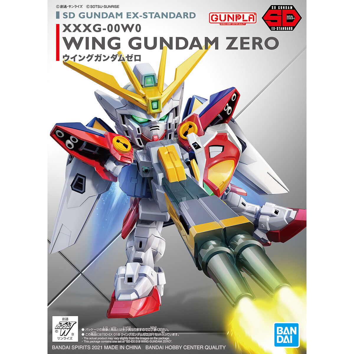 SD Gundam EX Standard Wing Gundam Zero - Glacier Hobbies - Bandai