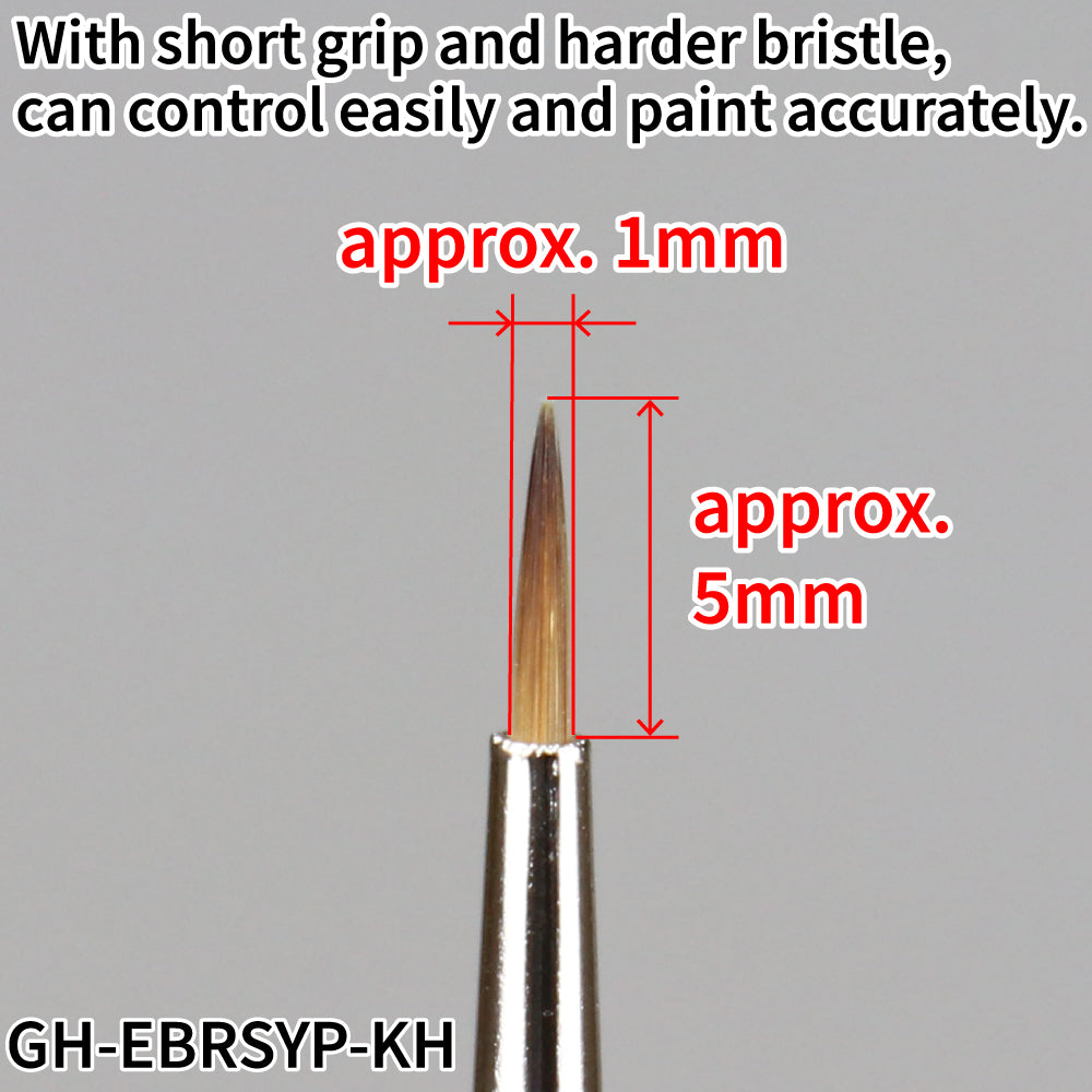 Godhand GH-EBRSYP-KH Brushwork Short Grip Sharp Point Fine - Glacier Hobbies - GodHand